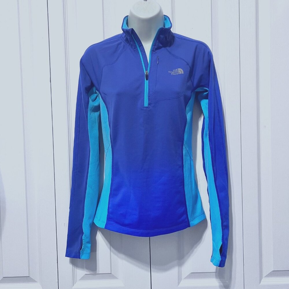 The North Face Vapor Wick-Women's X Small Long Sleeve Thumb Hole Active Wear - Picture 1 of 13